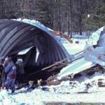 A riding stable in Westford collapsed Friday. 