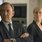 Kevin Spacey as Francis Underwood (left) and Robin Wright as Clair Underwood. 