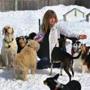 Michelle Mayberger, owner of Happy Dogs Pet Resort in Abington, has seen a pick-up in business because she has room for dogs to run and their owners don?t.