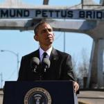 President Obama spoke in Selma, Ala., Saturday, at the site of a civil rights march 50 years ago.