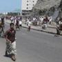 Resident in Aden, Yemen, fled after  gunfire Wednesday.