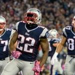 Running back Stevan Ridley (center) appeared in six games last season before he was sidelined by a knee injury.