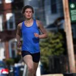 04/16/15: Somerville, MA: Marathon runner Madeline Duhon is pictured as she trains in her neighborhood. (Globe Staff Photo/Jim Davis) section: sports topic: duhon