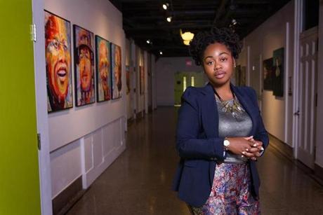 Tonika Morgan, pictured at the Artscape Youngplace in Toronto.
