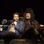 Matthew Morrison (left) and Kelsey Grammer in the Broadway musical ?Finding Neverland.?
