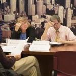 The Boston Landmarks Commission, including Susan Pranger (left) and Richard Yeager, (right) considered the proposal.