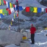 Renee Salas at Everest Base Camp five days before the avalanche.