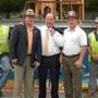 Senator Brian Joyce (center) was an attorney for Organogenesis and celebrated its groundbreaking in 2010.