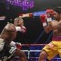 Floyd Mayweather Jr. (left) and Manny Pacquiao traded blows during Saturday?s welterweight unification bout.