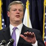 Governor Charlie Baker pushed for an early retirement bill for state workers to reduce a budget gap.