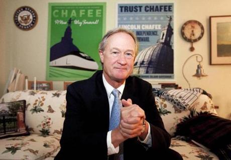 Lincoln Chafee, former governor and US senator from Rhode Island, is considering running for president. 
