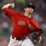 Boston, MA 9/5/2014 Boston Red Sox starting pitcher Allen Webster delivers a pitch against the Toronto Blue Jays during first inning action at Fenway Par on Friday September 5, 2014. (Matthew J. Lee/Globe staff) Topic: Soxjays Reporter: 