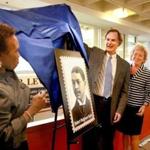 Officials unveiled the US Postal Service's Robert Robinson Taylor stamp.