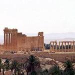 A photo released Sunday of the ancient Roman city of Palmyra, northeast of Damascus. 

