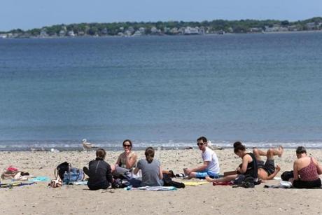 Beach-goers at Revere, and in many places elsewhere in the state, enjoy clean water, according to a report.
