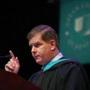 Mayor Martin J. Walsh delivered the commencement address at the Urban College of Boston.