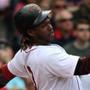 Hanley Ramirez  launched a two-run homer that gave the Red Sox a lead in the first inning.