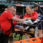 Tonya Carpenter was injured by a broken bat at a Red Sox game against the Athletics.