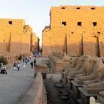 Tourists visited the Temple of Karnak in Luxor, Egypt, in 2010.