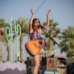 Kacey Musgraves performing at the Stagecoach festival in California earlier this year. 