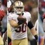 Patrick Willis, Chris Borland, and Justin Smith all retired this offseason.