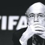 FIFA president Sepp Blatter attended a press conference on May 30 in Zurich after being re-elected during the FIFA Congress. 