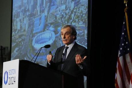 David Manfredi?s easygoing manner has made him one of Boston 2024?s top public speakers. The panel has a June 30 deadline to deliver a new venue plan for the Olympic?s bid. 
