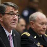 US Defense Secretary Ash Carter testified before a House Armed Services Committee hearing on Capitol Hill.