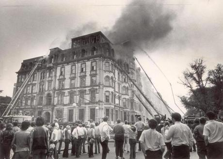 The Hotel Vendome fire in Boston killed nine firefighters in 1972.
