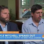 Lyle Mitchell (right) appeared with his attorney Peter Dumas during an interview with Matt Lauer on the 