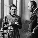 Marie Curie with husband, Pierre.