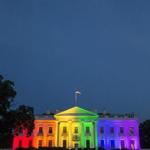 The White House was illuminated with rainbow colors after the Supreme Court decision on same-sex marriage.