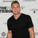 Rob Gronkowski, pictured at The Player's Tribune launch party in New York on Saturday.