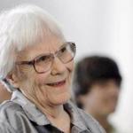 In this Aug. 20, 2007, file photo, ?To Kill A Mockingbird? author Harper Lee smiles during a ceremony honoring the four new members of the Alabama Academy of Hono in Montgomery, Ala. 