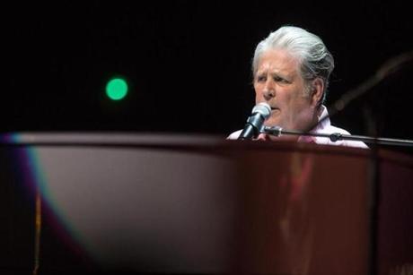 Brian Wilson performed at Blue Hills Bank Pavilion on Thursday night.
