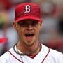 Clay Buchholz, who won his fifth straight decision, was thrilled with a pivotal double play in the seventh inning.