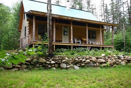 The Maine cabin where four young adults from Mass. were found dead Friday night. 
