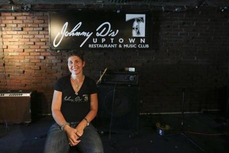 Johnny D's owner Carla DeLellis, at the club on Sunday.
