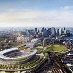 A rendering of an Olympic stadium was released by the Boston 2024 planning committee in June. 