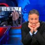 Jon Stewart, shown lampooning senator-elect Scott Brown in 2010, has made the appropriation of political and media clips a way of life.