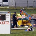 Investigators on Tuesday inspected the site of Monday?s circus tent collapse at the Lancaster Fair grounds in Lancaster, N.H.