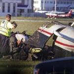Milwaukee County firefighters and law enforcement officers responded to the crash site at Timmerman Airport. 