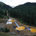 Retention ponds contained and filtered heavy metals and chemicals from the Gold King mine wastewater accident.
