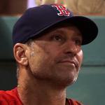 Boston, MA - 08/14/15 - (9th inning) Boston Red Sox bench coach Torey Lovullo who took over as interim manager for Boston Red Sox manager John Farrell in the dugout following the 15-1 win over the Seattle Mariners. The Boston Red Sox take on the Seattle Mariners in Game 1 of a three game series at Fenway Park. - (Barry Chin/Globe Staff), Section: Sports, Reporter: Julian Benbow, Topic: 15Red Sox-Mariners, LOID: 8.1.2774428361. 