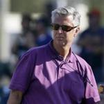 Dave Dombrowski was seen during Tigers spring training last March.