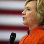 Democratic presidential candidate Hillary Rodham Clinton was seen in a town hall  meeting Tuesday.