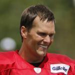 Tom Brady was in good form and good spirits during Thursday?s joint practice.