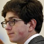 Owen Labrie listened to testimony Tuesday in a Concord, N.H., courtroom.