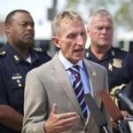 Boston Police Commissioner William Evans spoke Tuesday.