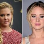From left: Amy Schumer and Jennifer Lawrence